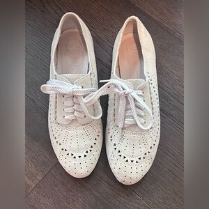 Jeffrey Campbell Miller Hand Made perforated Leather oxfords loafers Size Sz 8